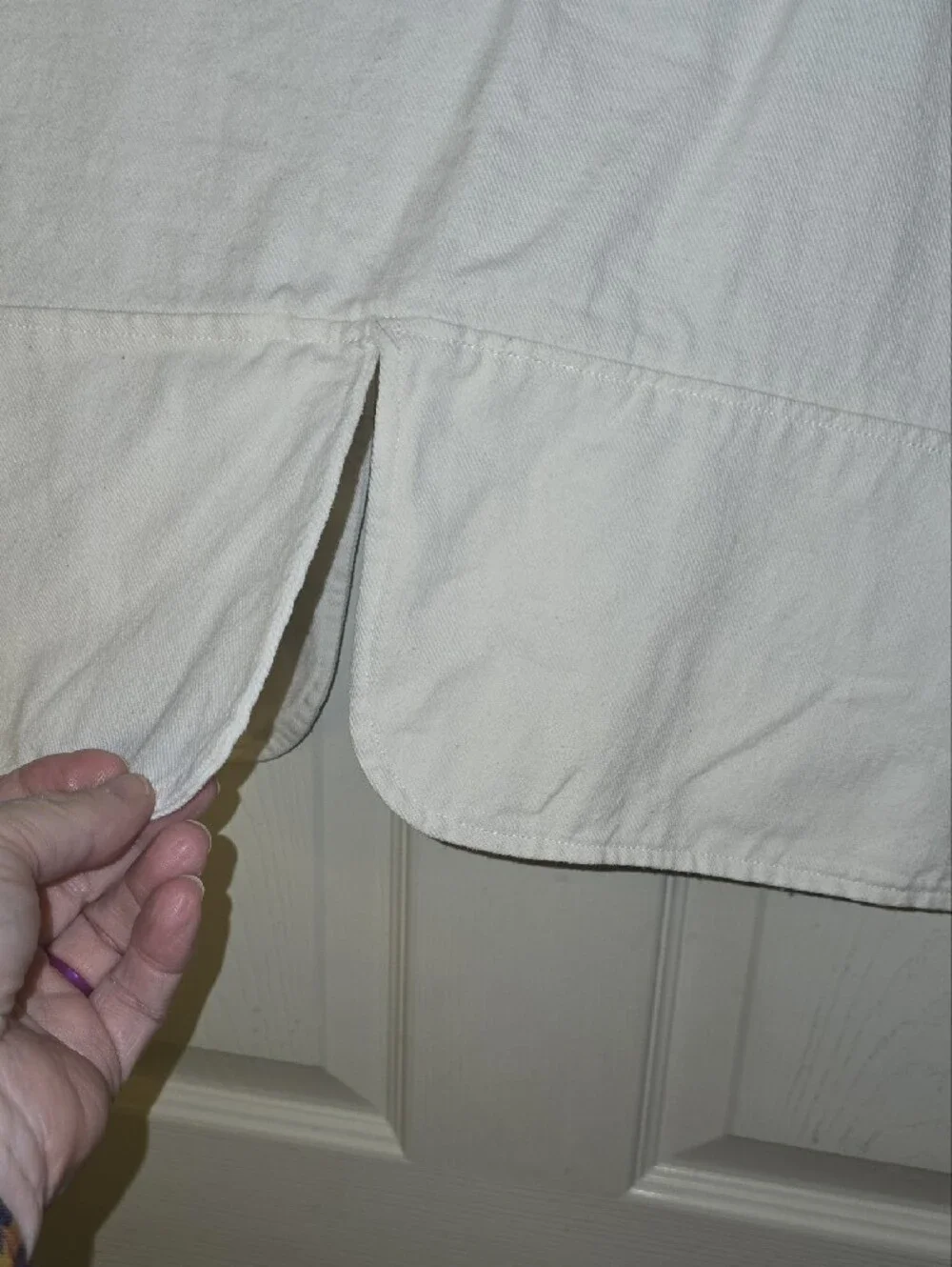 Hackwith White Cotton Sleeveless‎ Vest